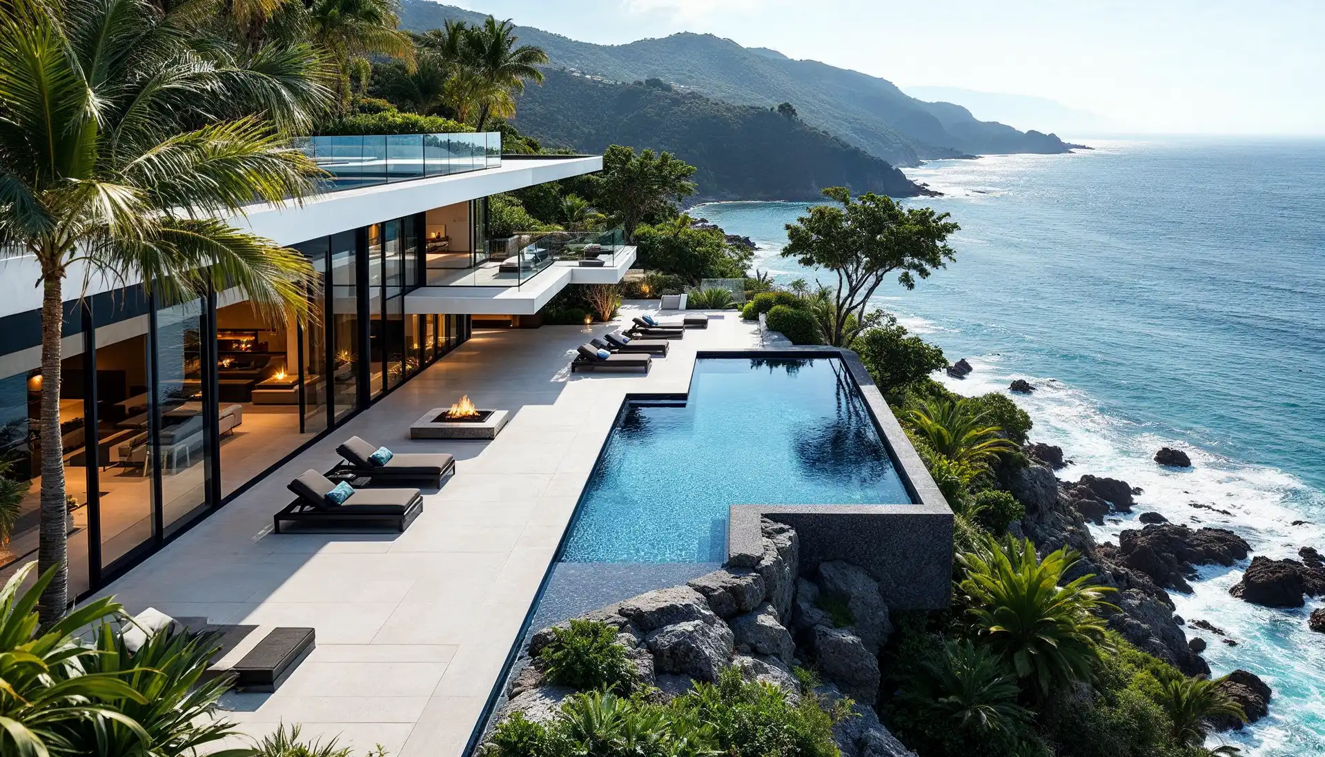 How a House Meets Its Cliff