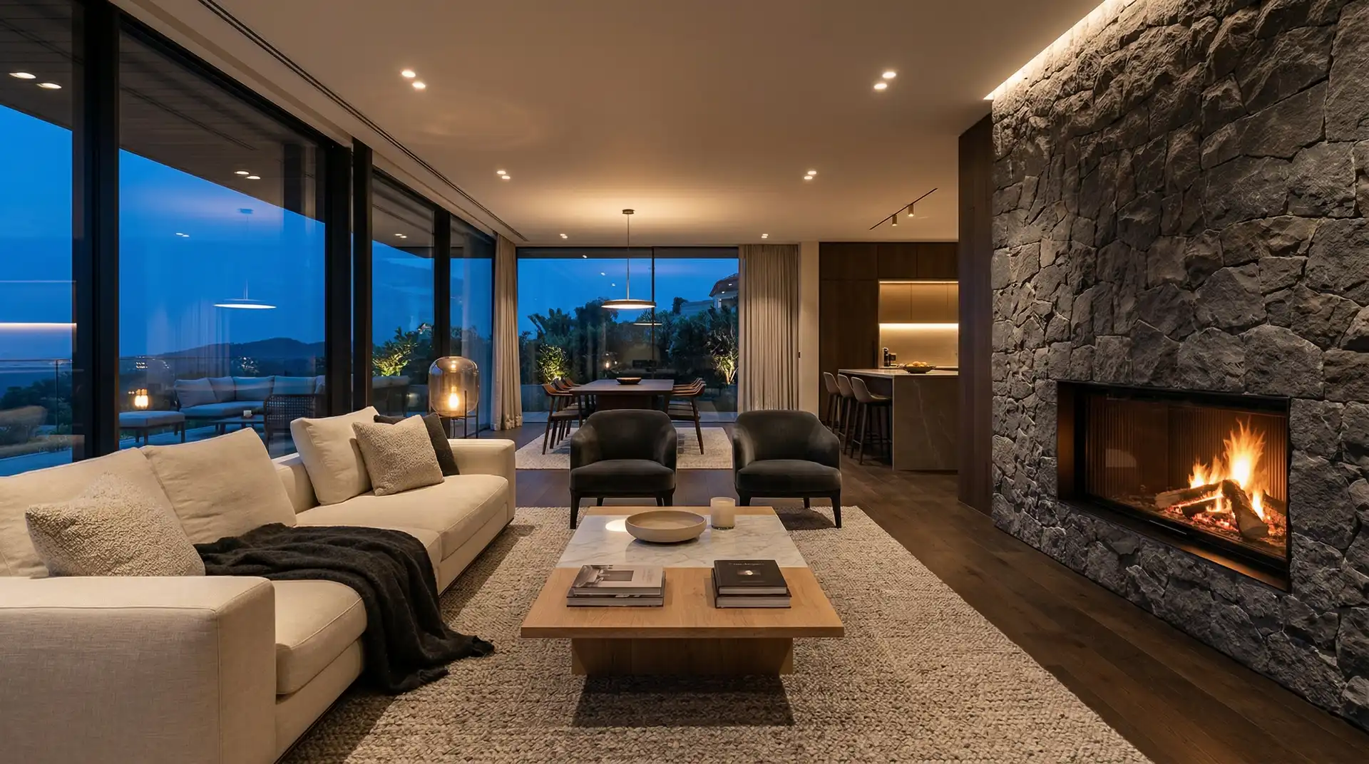 A quiet interior with afternoon light